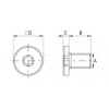 Cilinderfejű csavar Torx Peek  [187-1] (187101570409)