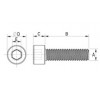 Belső imbuszos cilindercsavar - fém DIN 912 [340-m] (340041641553)